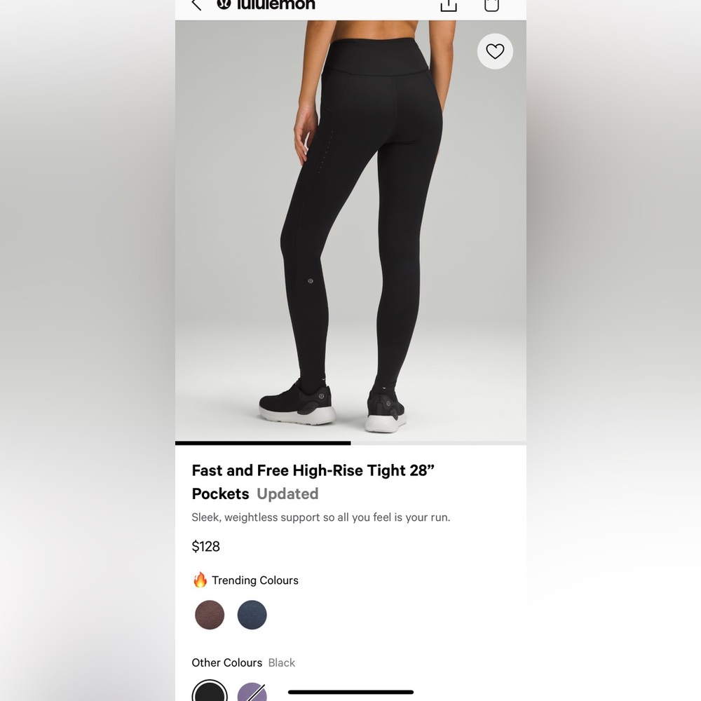 Fast and Free High-Rise Tight 28"
Pockets (Updated)